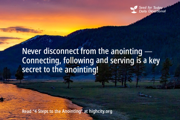 4 Steps to the Anointing