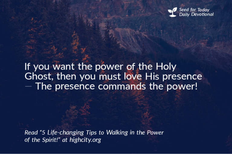 5 Life-changing Tips to Walking in the Power of the Spirit