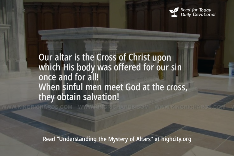 Altars – Understanding the Mystery of Altars