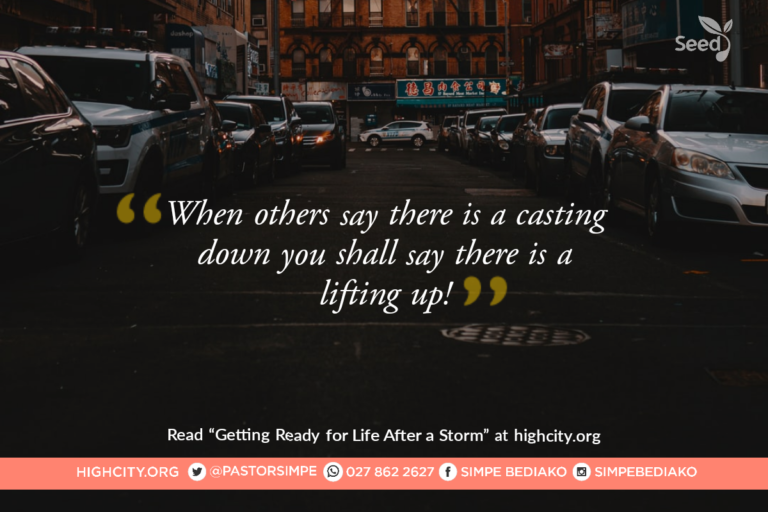 Getting Ready for Life After a Storm