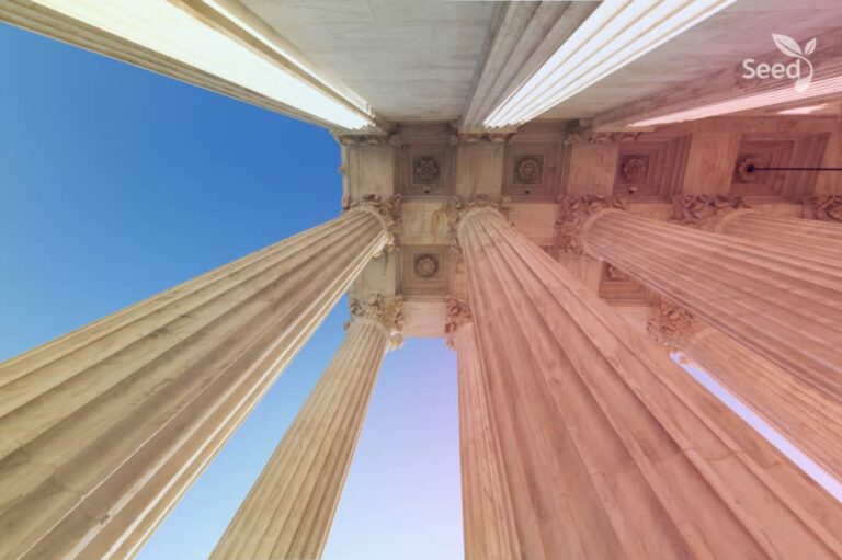 Pillars of the city set on a Hill