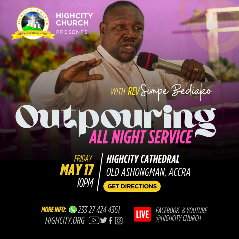 Four ways to pray into the Outpouring All-Night service