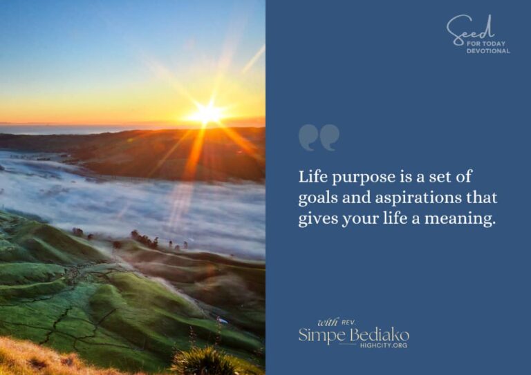 Things that Reveal the Purpose for Your Life