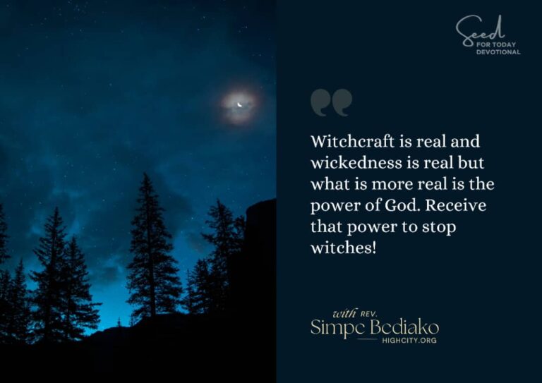Suffer not a witch to live