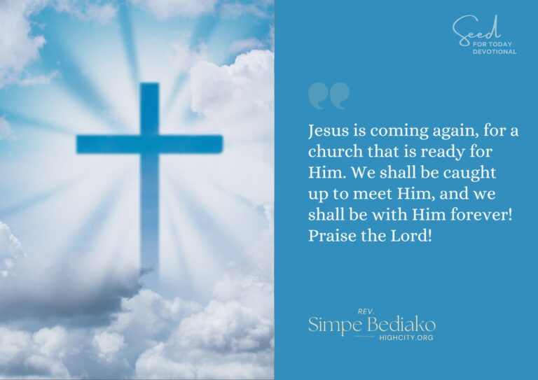Jesus Christ is coming again