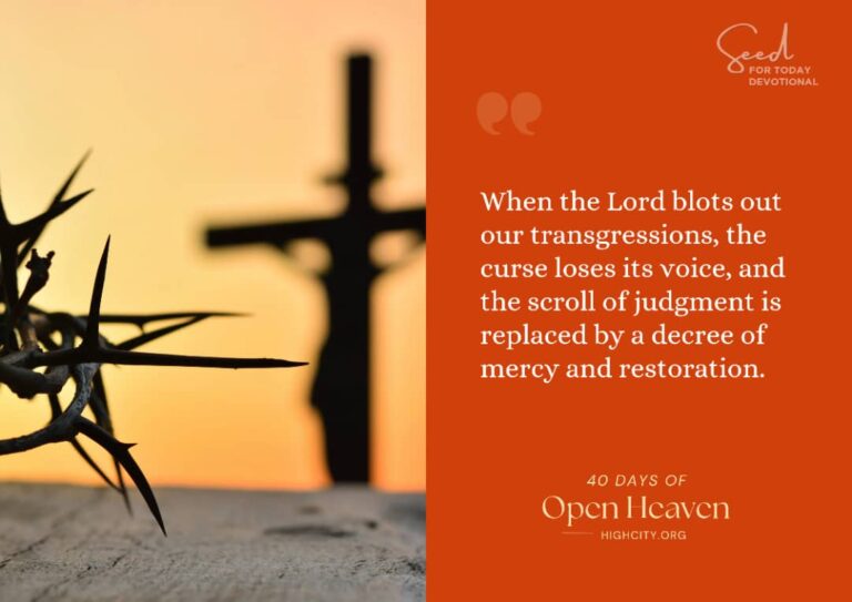 May The Lord Has Blot Out all Our Transgressions