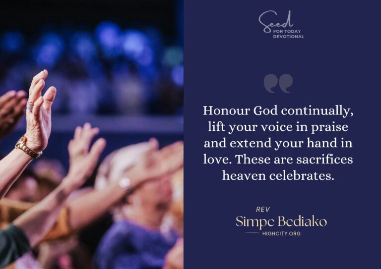 Offer the Sacrifice of Praise