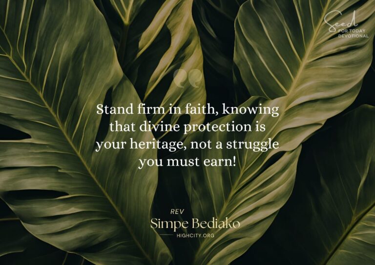 No Weapon Formed Against You Shall Prosper