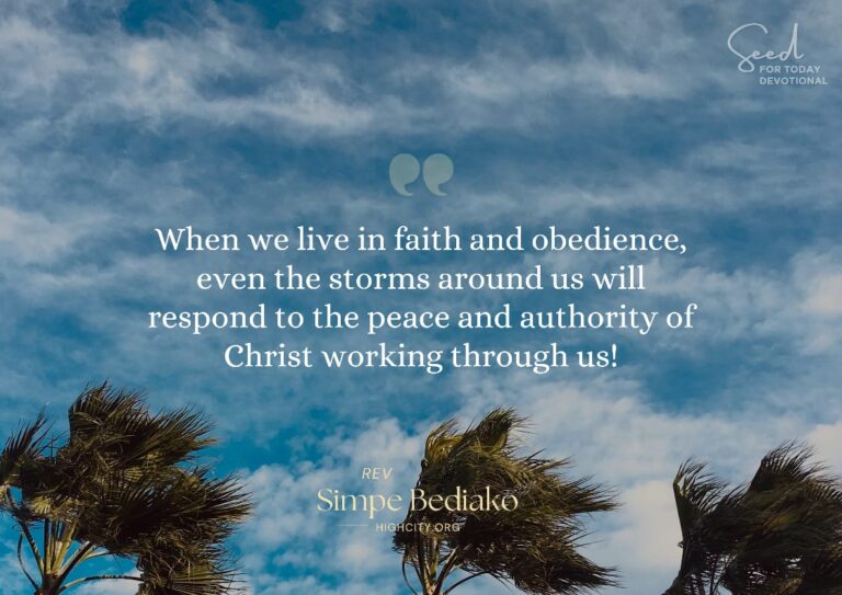 Stay Calm but Speak to Every Storm