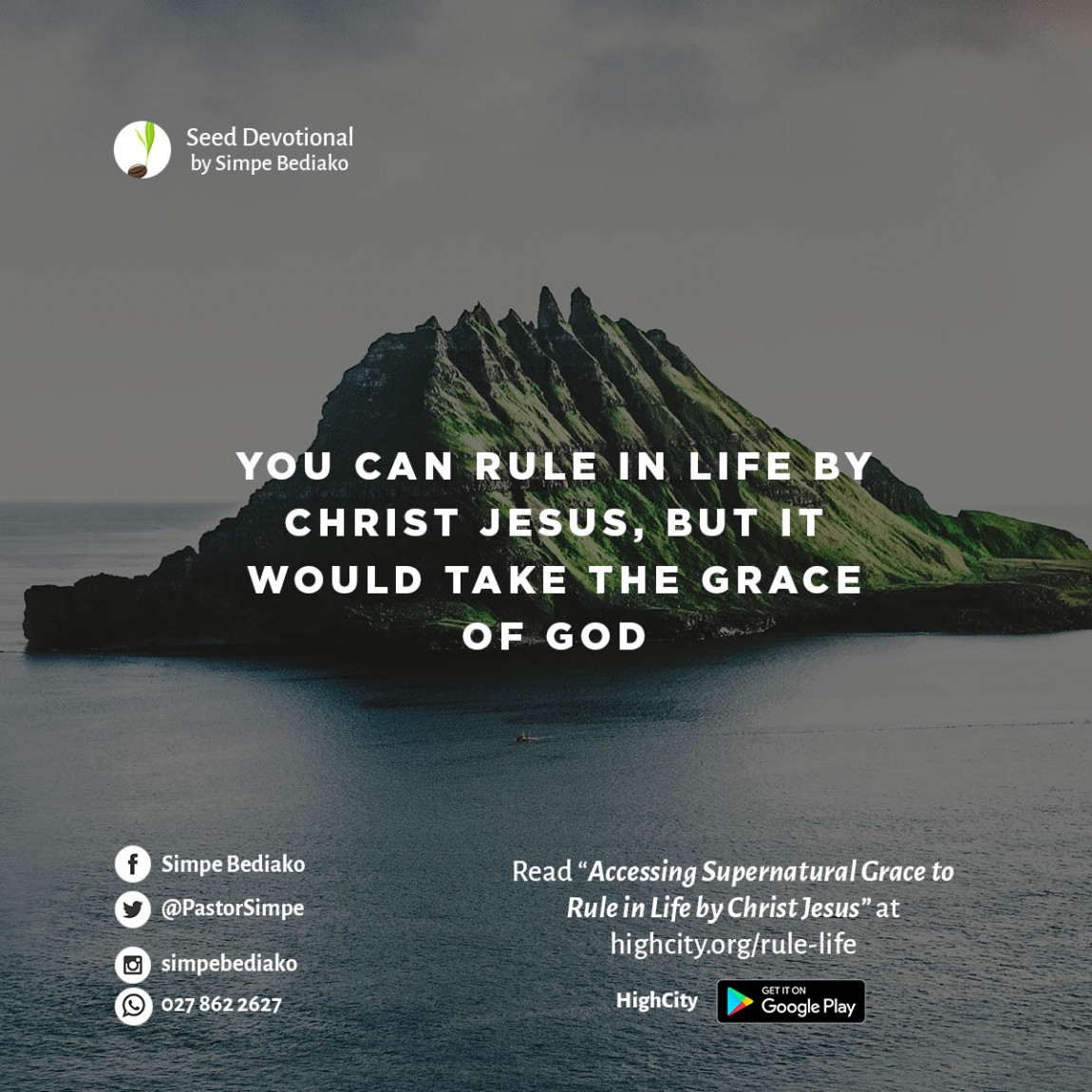Accessing Supernatural Grace to Rule in Life by Christ Jesus