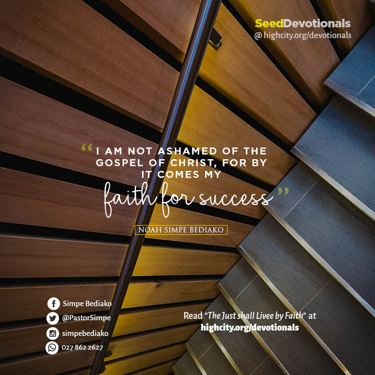 The Just shall Live by Faith
