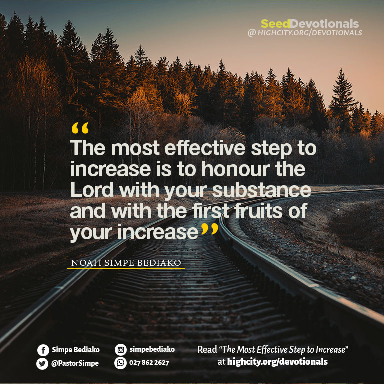 The Most Effective Step to Increase